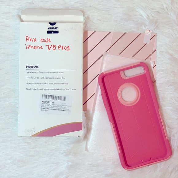 ✨NEW: Blue iPhone 7 / 8 cover | iPhone 7 / 8 cover with tempered glass screen - Picture 3 of 9